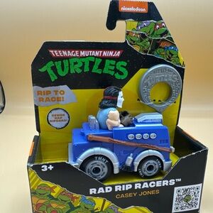 Teenage Mutant Ninja Turtles Casey Jones Rad Rip Racers in rare boxed form